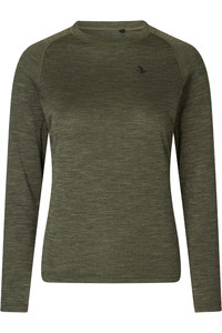 2023 Seeland Womens Active Long Sleeve T-Shirt 160210328 - Pine Green